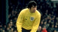 Gordon Banks v dresu anglické reprezentace (archivní snímek)