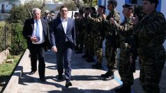 Řecký premiér Alexis Tsipras na ostrově Agathonisi ve východním Egejském moři