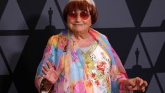 Francouzská režisérka Agnès Varda (na snímku z listopadu 2017)