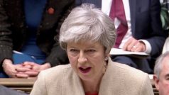 Theresa Mayová v britském parlamentu