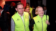 Jyrki Katainen s manželkou Mervi Katainen.