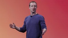 Mark Zuckerberg během projevu na konferenci F8