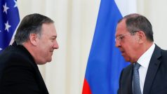 Mike Pompeo a Sergej Lavrov v Soči