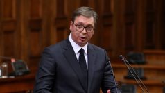 Srbský prezident Aleksandar Vučić