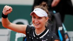 Markéta Vondroušová po postupu do finále Roland Garros.