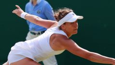 Barbora Strýcová na Wimbledonu.