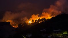 I v neděli postupoval požár na ostrově Gran Canaria.