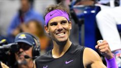 Rafael Nadal po vítězném semifinále.