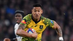 Israel Folau v listopadovém utkání proti Anglii