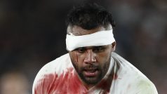 Angličan Billy Vunipola dohrával finále se zkrvaveným dresem.