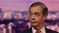 Šéf protiunijní Strana pro brexit Nigel Farage