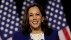 Kandidátka na americkou viceprezidentku Kamala Harrisová