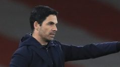 Trenér fotbalistů Arsenalu Mikel Arteta