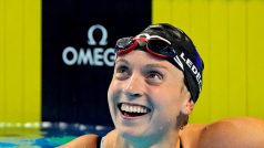 Americká plavkyně Katie Ledecky