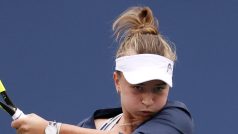 Tenistka Barbora Krejčíková ve druhém kole US Open