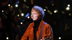 Zpěvák Ed Sheeran na předávání cen Earthshot awards v říjnu 2021.