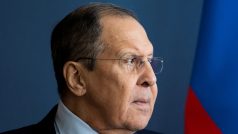 Ruský ministr zahraničí Sergej Lavrov v Ženevě