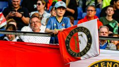 Fanoušci Feyenoordu na stadionu známým pod přezdívkou De Kuip