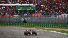 Max Verstappen z Red Bullu při vítězné Velké ceně Itálie