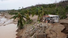 Následky tropické bouře Agatha ve městě San Isidro del Palmar na jihu Mexika
