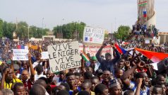 Protifrancouzské protesty v Nigeru