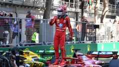 Charles Leclerc slaví svou první výhru na domácí půdě