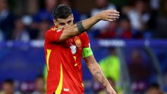 Kapitán španělské reprezentace Álvaro Morata čelí obvinění od UEFA