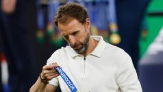 Zklamaný trenér Gareth Southgate po finále mistrovství Evropy