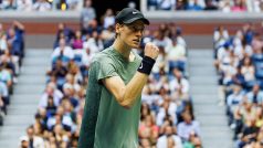 Italský tenista Jannik Sinner v semifinále US Open