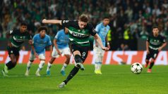 Viktor Gyokeres hattrickem v Lize mistrů sestřelil Manchester City