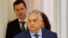 Maďarský premiér Viktor Orbán a ruský prezident Vladimir Putin na tiskové konferenci po setkání v Moskvě