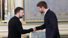 Michal Šimečka a Volodymyr Zelenskyj (17.1.2025)