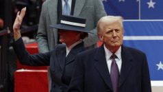 Americký prezident Donald Trump a první dáma Melania Trumpová během inauguračního ceremoniálu