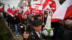 Pochod proti migraci ve Varšavě