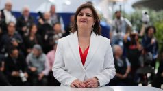 Režisérka Zuzana Kirchnerová během fotografování filmu Karavana v soutěži v kategorii Un Certain Regard na 78. ročníku filmového festivalu v Cannes 22. května 2025