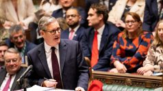 Keir Starmer v britské Dolní sněmovně parlamentu