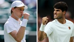 Jannik Sinner a Carlos Alcaraz se utkají ve finále Wimbledonu