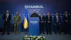 Ukrajinská delegace na jednání v Istanbulu