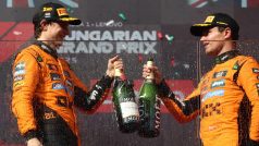 Lando Norris a Oscar Piastri ovládli Velkou cenu Maďarska