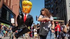 Protesty u příležitosti Dne práce v Chicagu