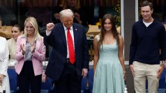 Americký prezident Donald Trump na finále US Open