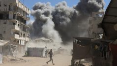 Následky izraelského útoku na město Gaza