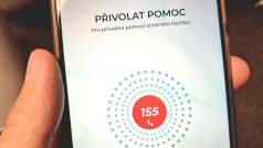 Náhled české mobilní aplikace Záchranka, kterou kromě střední Evropy začalo používat i Finsko