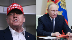 Donald Trump a Vladimir Putin