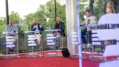 Debata politiků o tom, jak podporovat kulturu, v rámci Česko 2025, předvolebního projektu Českého rozhlasu
