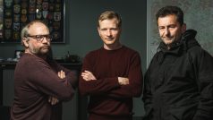 Marek Taclík, Matěj Hádek a Ondřej Vetchý v minisérii Docent