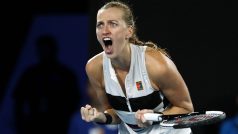 Petra Kvitová na loňském Australian Open