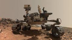 Vozítko Curiosity na Marsu