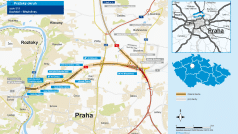 Plánovaný obchvat Prahy v úseku Suchdol - Březiněves