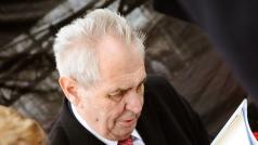 Miloš Zeman během návštěvy Karlovarského kraje.